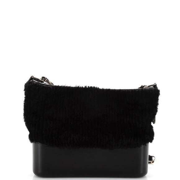 Chanel Gabrielle Hobo Shearling And #149561C19B - Picture 4 of 9